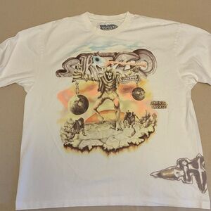 Travis Scott White Graphic Tee